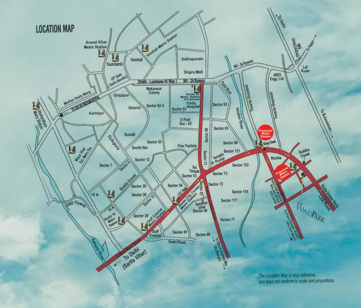 KVD Wind Park location map